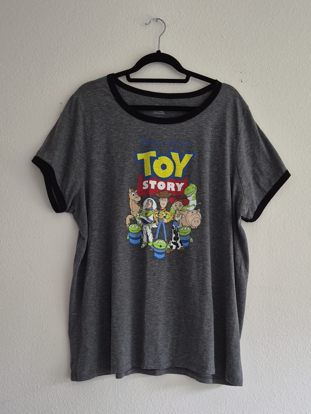 Women's Toy Story Ringer Tee, Size 3